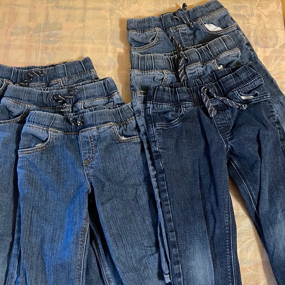 6 pairs of sz 5 Jumping Bean Straight Fit Boys Jeans